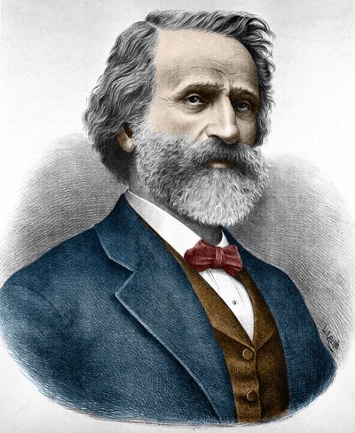 Giuseppe Verdi (1813-1901), compositor italiano. de Unknown artist