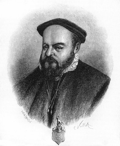 Gotz von Berlichingen ou Gottfried von Berlichingen, dit Gotz mit der Eisernen Hand, em inglês Gotz "Main de Fer" Cavaleiro Alemão (1480 a 1562). de Unknown artist