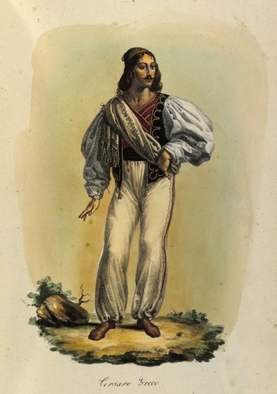 Pirata grego do século XVIII. de Unknown artist