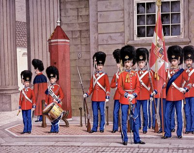 Grenadiers da Guarda Dinamarquesa de Unknown artist