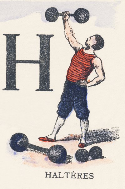 H: halteres de Unknown artist