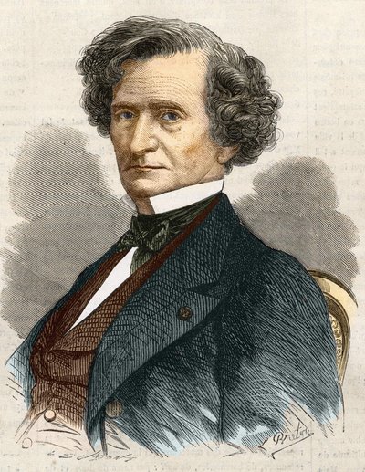 Hector Louis Berlioz, compositor francês (1803-1869). de Unknown artist