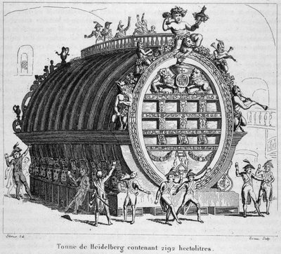 Heidelberg tonelada contendo 2192 hectolitros. de Unknown artist