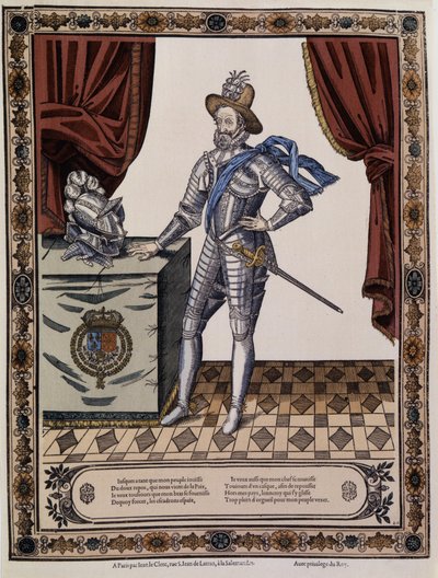 Henrique IV (1553 - 1610), Rei da França por volta de 1600. de Unknown artist