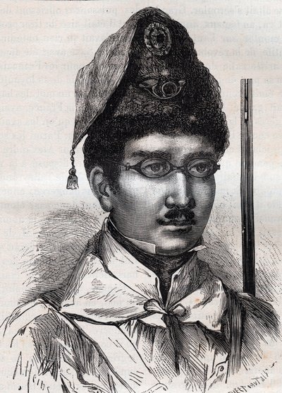 Hippolyte-Louis-Alexandre (Hippolyte Louis Alexandre) Dechez, chamado Jenneval, comediante e poeta francês - 1801 - 1830. de Unknown artist