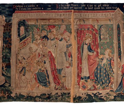 História de Saint Piat e Saint Eleuthère, Cena 10: Saint Eleuthère é sagrado como bispo (D