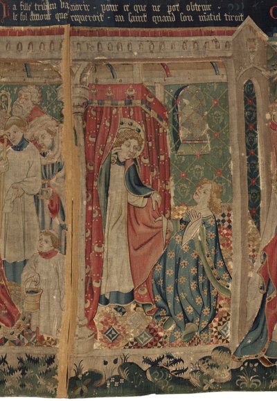 História de Saint Piat e Saint Eleuthère, Cena 11: As tentações de Saint Éleuthère de Unknown artist