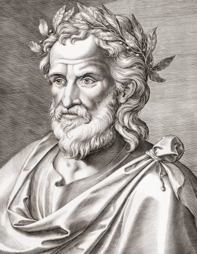 Homer. Retrato. de Unknown artist