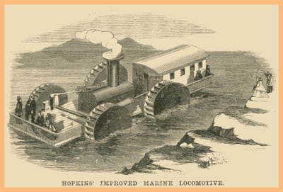 Locomotiva marítima melhorada Hopkins de Unknown Artist