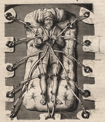 Interrogatório de Robert Francois Damiens (Robert-Francois Damier) de Unknown artist