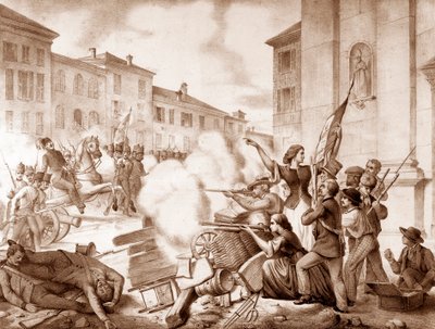 União Italiana (Risorgimento (1848-1870): episódio dos Dez Dias de Brescia, 23 de março a 1º de abril de Unknown artist