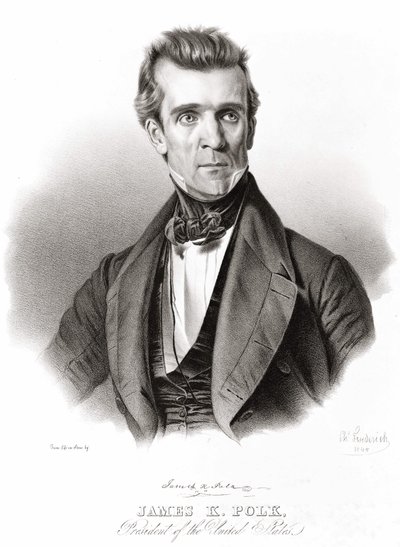 James K. Polk, Presidente dos Estados Unidos da América de Unknown artist