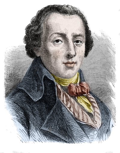 Jean-Antoine (Jean Antoine) Roucher (1745-1794), poeta francês. de Unknown artist