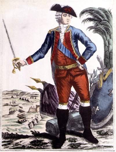 Jean-Baptiste Donatien de Vimeur, Conde de Rochambeau (1725 - 1807), Tenente-General das Armas do Rei, Comandante da Armee Francesa na América de Unknown artist