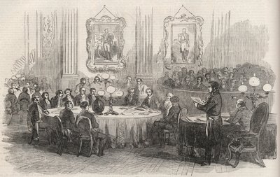Jean-Jacques (Jean Jacques) Berger (1790-1859) PREFEITO DO SEINO, PROclamando OS VOTOS PARA O EMPREGO AOS MAIORES DOS ARRONDISSOS, PARIS de Unknown artist