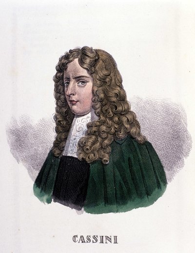Jean Dominique Cassini (1625-1712), astrónomo francês. de Unknown artist