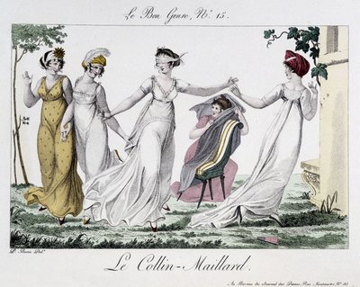 Jeu du Colin-Maillard (Colin Maillard) - em "Le Bon genre", n¡14, início do século XIX de Unknown artist