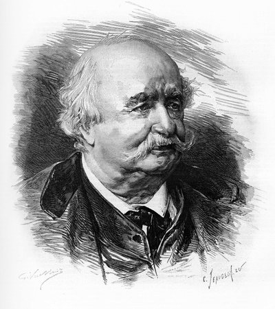 Jules Sandeau (1811-1883), escritor, romancista e dramaturgo francês. de Unknown artist