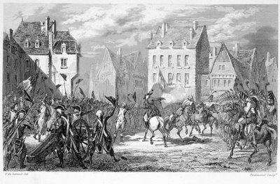 A Guarda Nacional de Varennes (22 de Junho de 1791) - em "Fasttes de Gardes nationales de France de Unknown artist