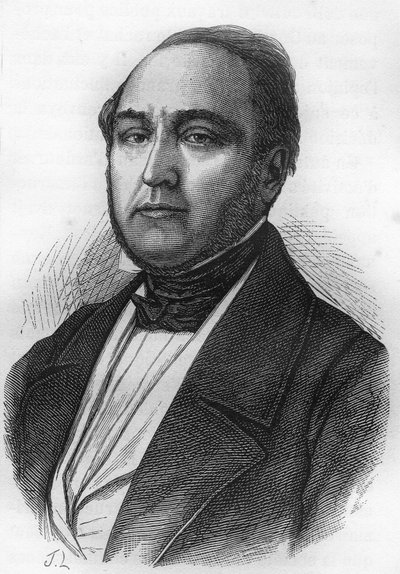 Lazare Hippolyte Carnot (1801-1888), político francês. de Unknown artist