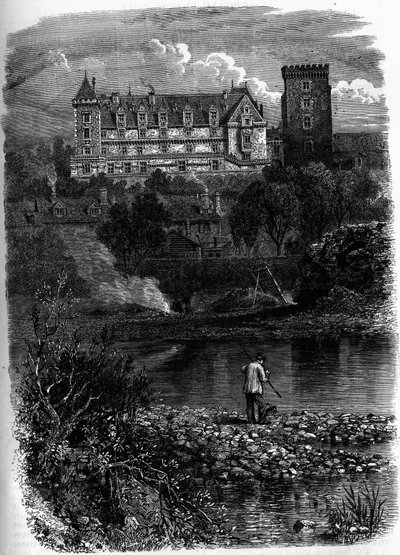 O castelo de Pau, Pirinéus Atlânticos (64). de Unknown artist
