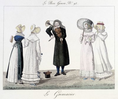 Le grimacier: músico de rua no século XVIII - em "Le bon genre" n¡95 de Unknown artist