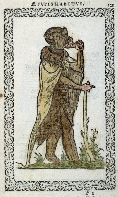 Le monge debout - in "Habits et éffigies" de Jean Sulperius de Unknown artist