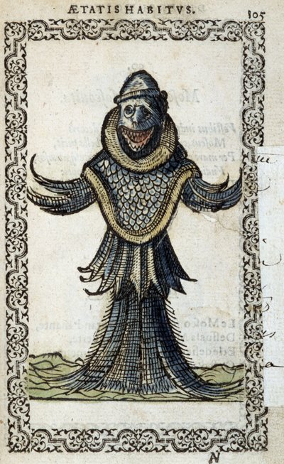 Le monine marin - em "Habits et effigies" de Jean Sluperius de Unknown artist