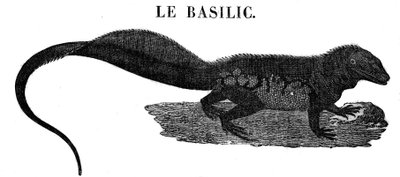 Monstro lendário: representação do manjericão réptil. de Unknown artist