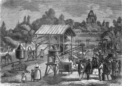 Les Machines agricoles pelo Sr. Joseph Pinet Jr., construtor do Abilly (Indre et Loire) em 1865. de Unknown artist