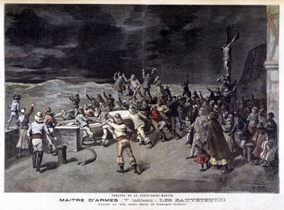 Les rescueurs: 7º quadro da peça "Maître d