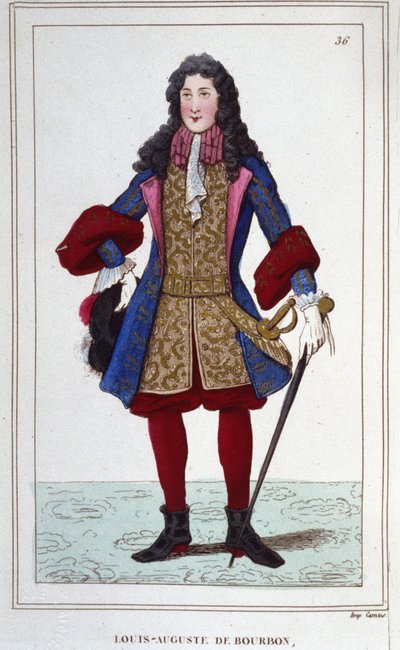 Louis Auguste de Bourbon, Duque do Maine (1670-1736). Príncipe francês. de Unknown artist