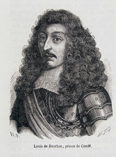Luís II de Bourbon, Príncipe de Conde (Bourbon-Conde), conhecido como Le Grand Conde (1621-1686). de Unknown artist