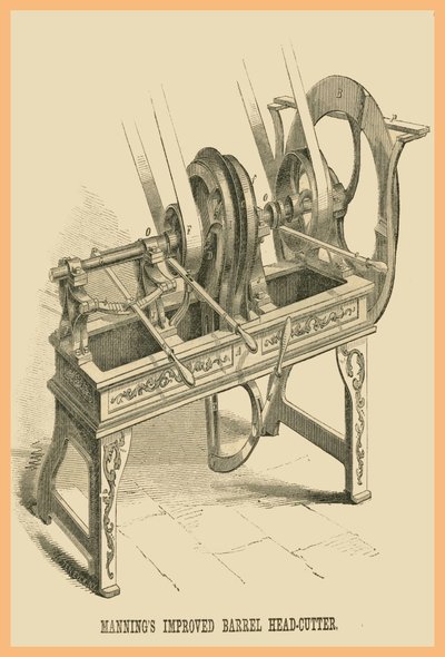 Cortador de cabeça de barril melhorado Mannings de Unknown Artist