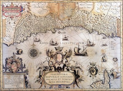 Mapa da República de Genes de Unknown artist