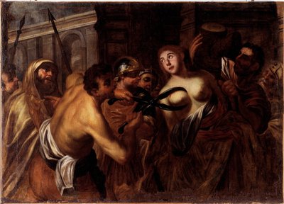 Martírio de Santa Agatha da Sicília (óleo sobre tela de Unknown artist