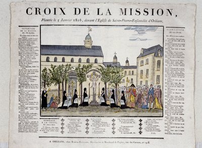 Cruz da Missão - Croix de la Mission, plantada em 5 de janeiro de Unknown artist
