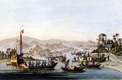 Boca do Yang Tse Kiang de Unknown artist