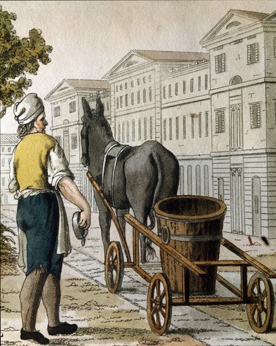 Velho ofício: o leiteiro (Litógrafo de Unknown artist