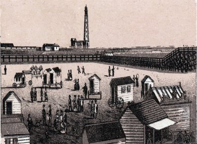 Ostende (Ostende), Bélgica: vista dos banhos orientais e do porto (porto, porto). in "O mundo ilustra 168 vistas" Sem data (final do século XIX) de Unknown artist