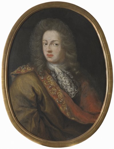 Philippe Christophe Comte de Kœnigsmark, officier de cavalerie de la cour de Hanovre - Retrato do Conde Philipp Christoph von Koenigsmarck (1665-1694), Anônimo . Óleo sobre tela, Último quarto do 17º cen... Dimensão : 79x59 cm. Nationalmuseum Estocolmo de Unknown artist