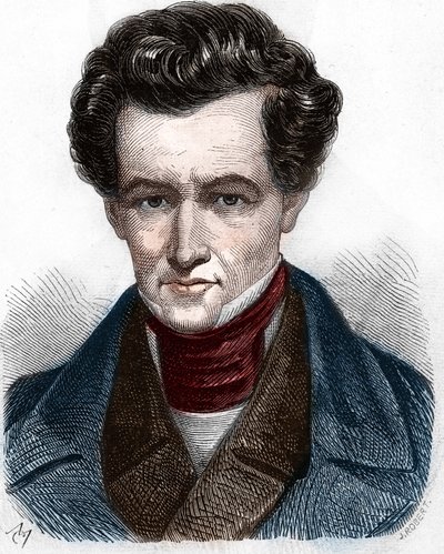 Retrato Armand Carrel (1800-1836), jornalista francês. de Unknown artist