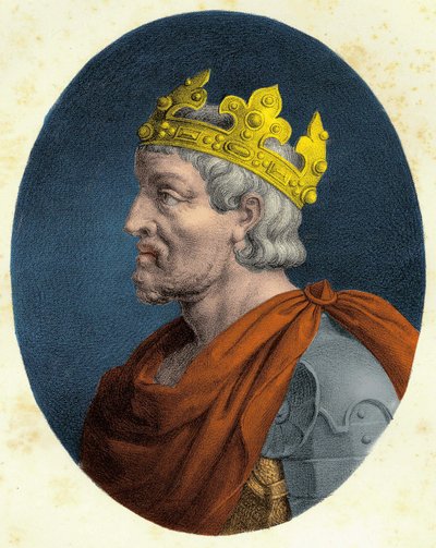 Retrato de Pepin the Brief (c. 714 - 768). de Unknown artist