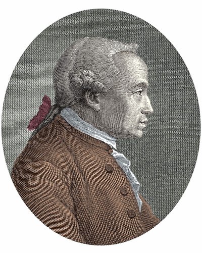 Retrato de (Emanuel) Emmanuel KantKant (1724 - 1804) filósofo alemão de Unknown artist