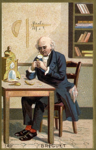 Retrato de Abraham Louis Bréguet (1747-1823), relojoeiro francês. de Unknown artist
