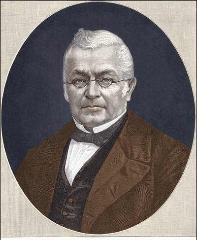 Retrato de Adolphe Thiers (1797 - 1877) - impressão a cores de Unknown artist
