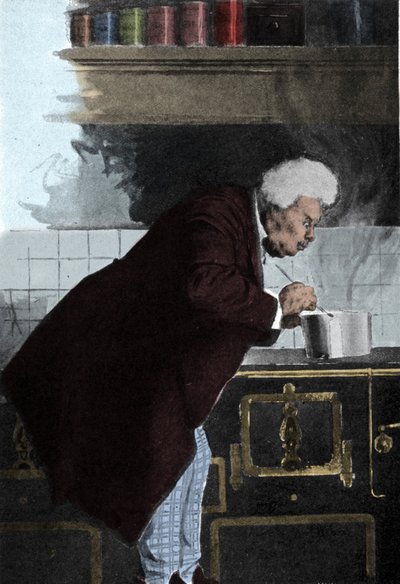 Retrato de Alexandre Dumas pere (1802 - 1870) nos fornos. de Unknown artist