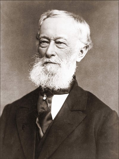 Retrato de Alfred Krupp (1812 - 1887), fotografia entre 1870 - 1887. de Unknown artist