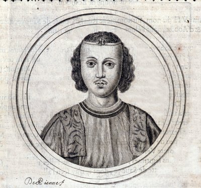 Retrato de Amedee VII de Savoy conhecido como O Conde Vermelho. de Unknown artist