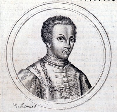 Retrato de Amedee VI de Savoy conhecido como O Conde Verde (Amedeo VI di Savoia detto il Verde) de Unknown artist
